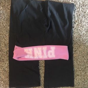 Pink Victoria secret yoga pants